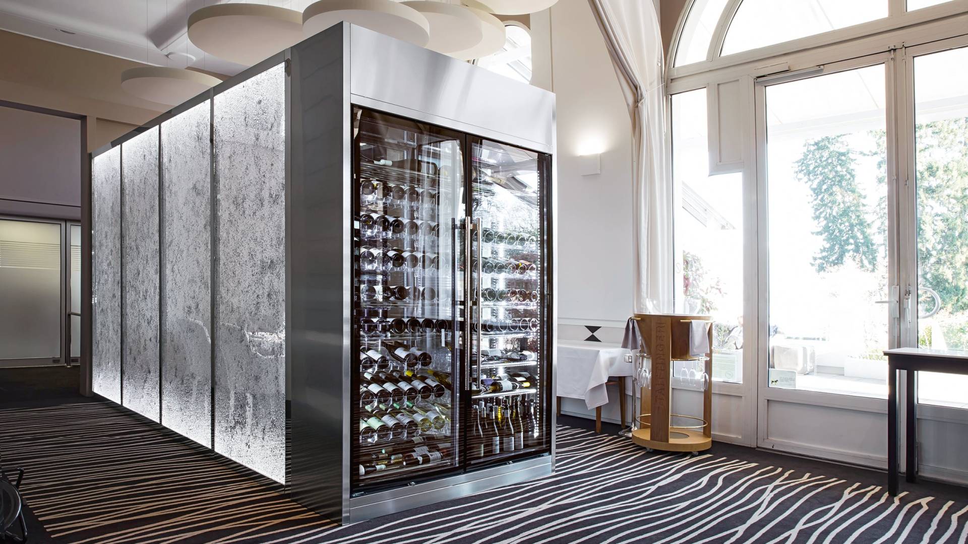 Refrigerated Wine Bottle Display
